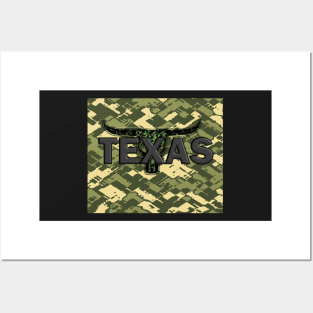 Texas Camo Posters and Art